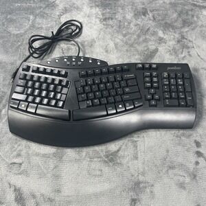 Perixx Keyboard Periboard-512 Split Natural Wrist Posture Ergonomic Design Black
